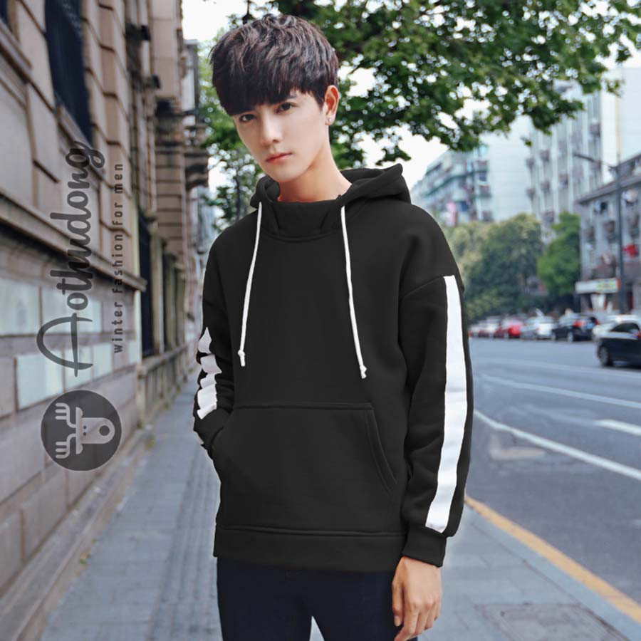 phối quần với áo hoodie nam
